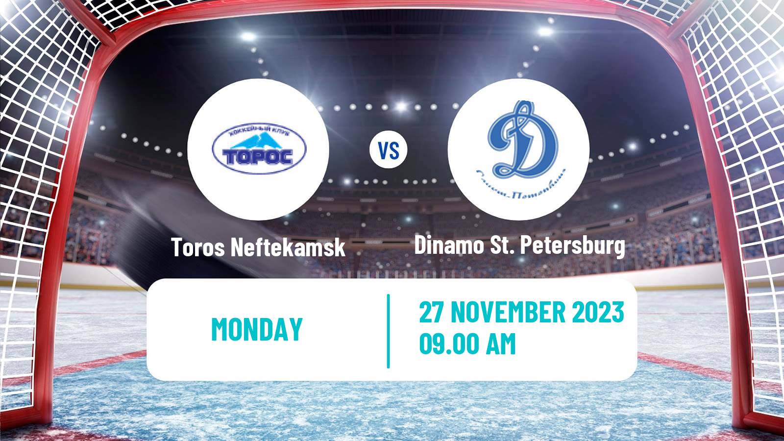 Hockey VHL Toros Neftekamsk - Dinamo St. Petersburg