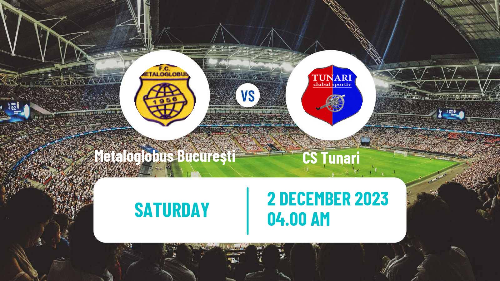 Soccer Romanian Division 2 Metaloglobus Bucureşti - Tunari
