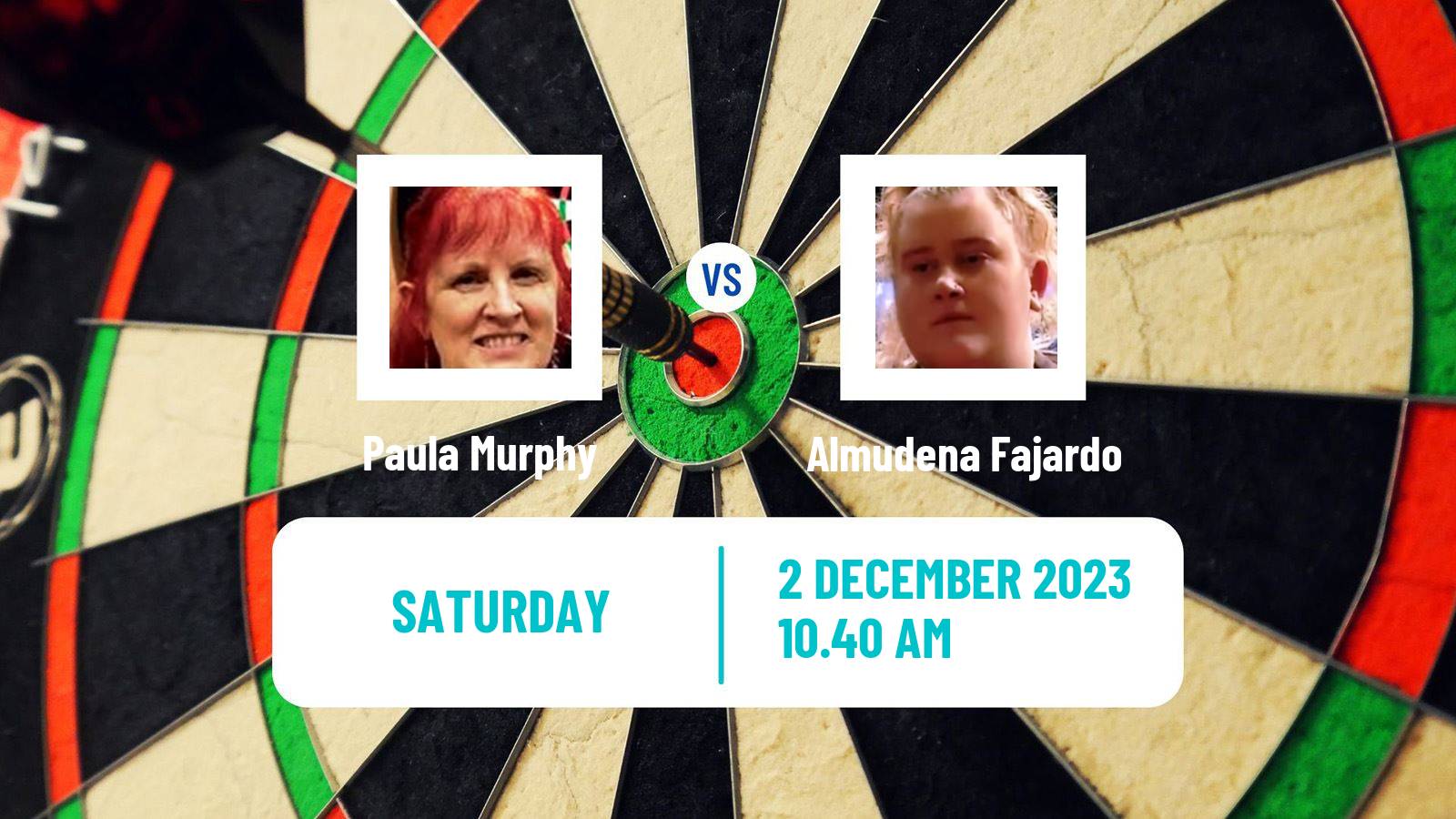 Darts Wdf World Championship Women Paula Murphy - Almudena Fajardo