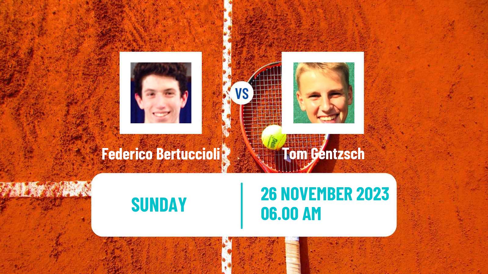 Tennis Maia Challenger Men Federico Bertuccioli - Tom Gentzsch