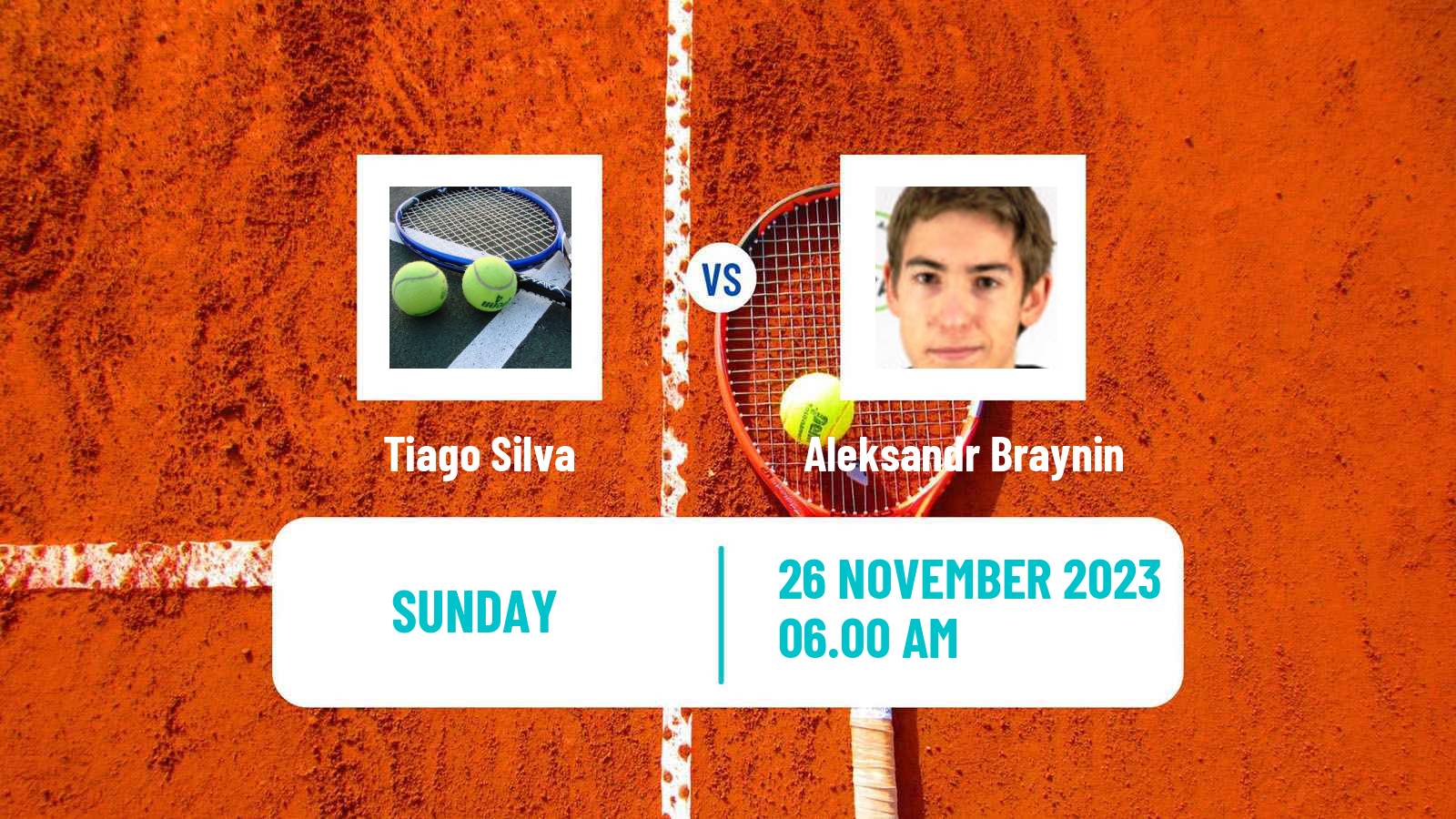 Tennis Maia Challenger Men Tiago Silva - Aleksandr Braynin