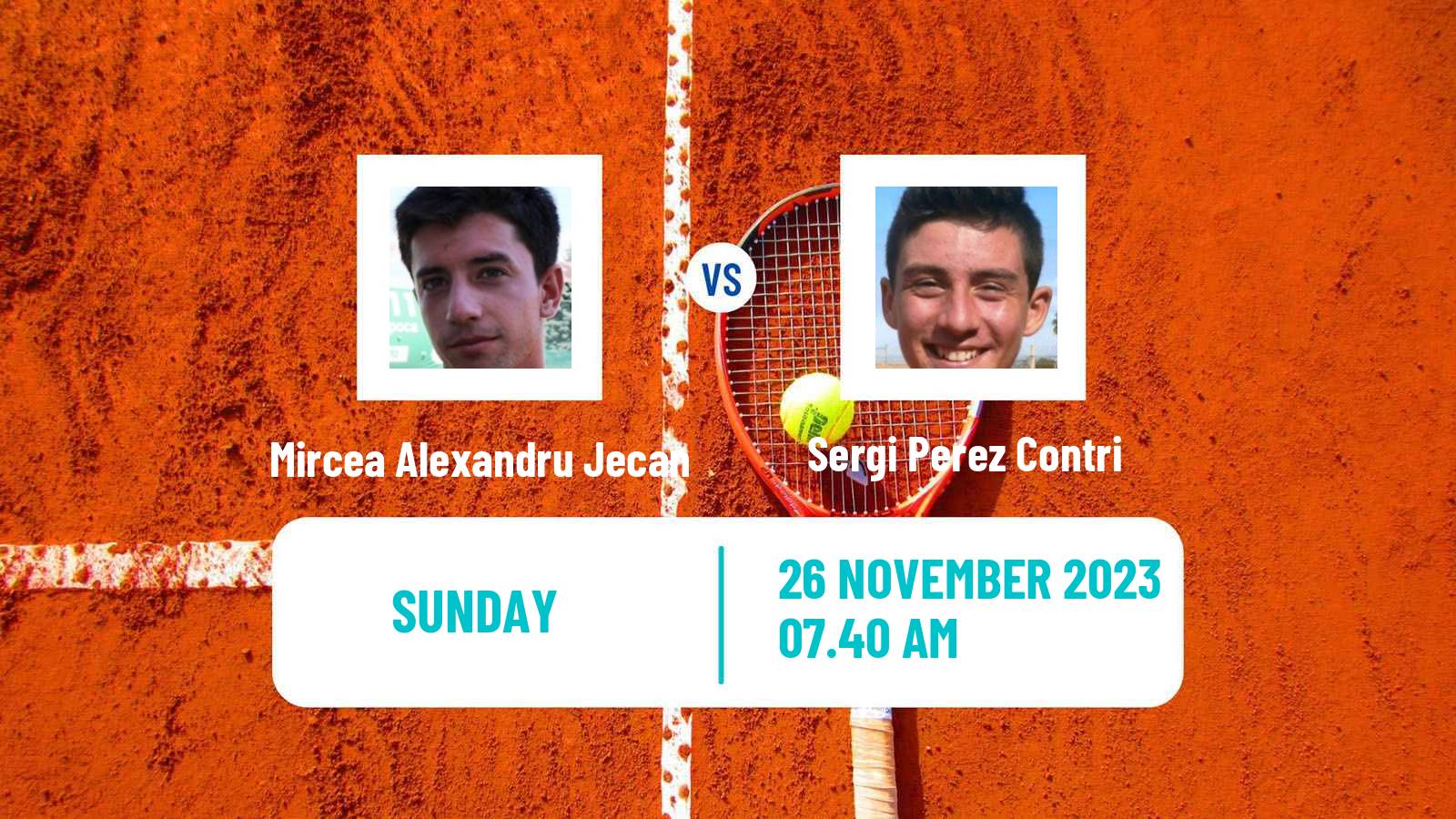 Tennis Maspalomas Challenger Men Mircea Alexandru Jecan - Sergi Perez Contri
