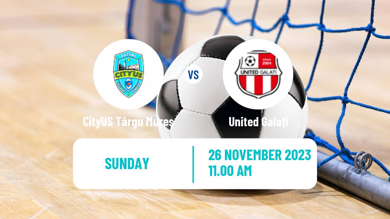 Futsal Romanian Liga I Futsal CityUS Târgu Mureş - United Galați