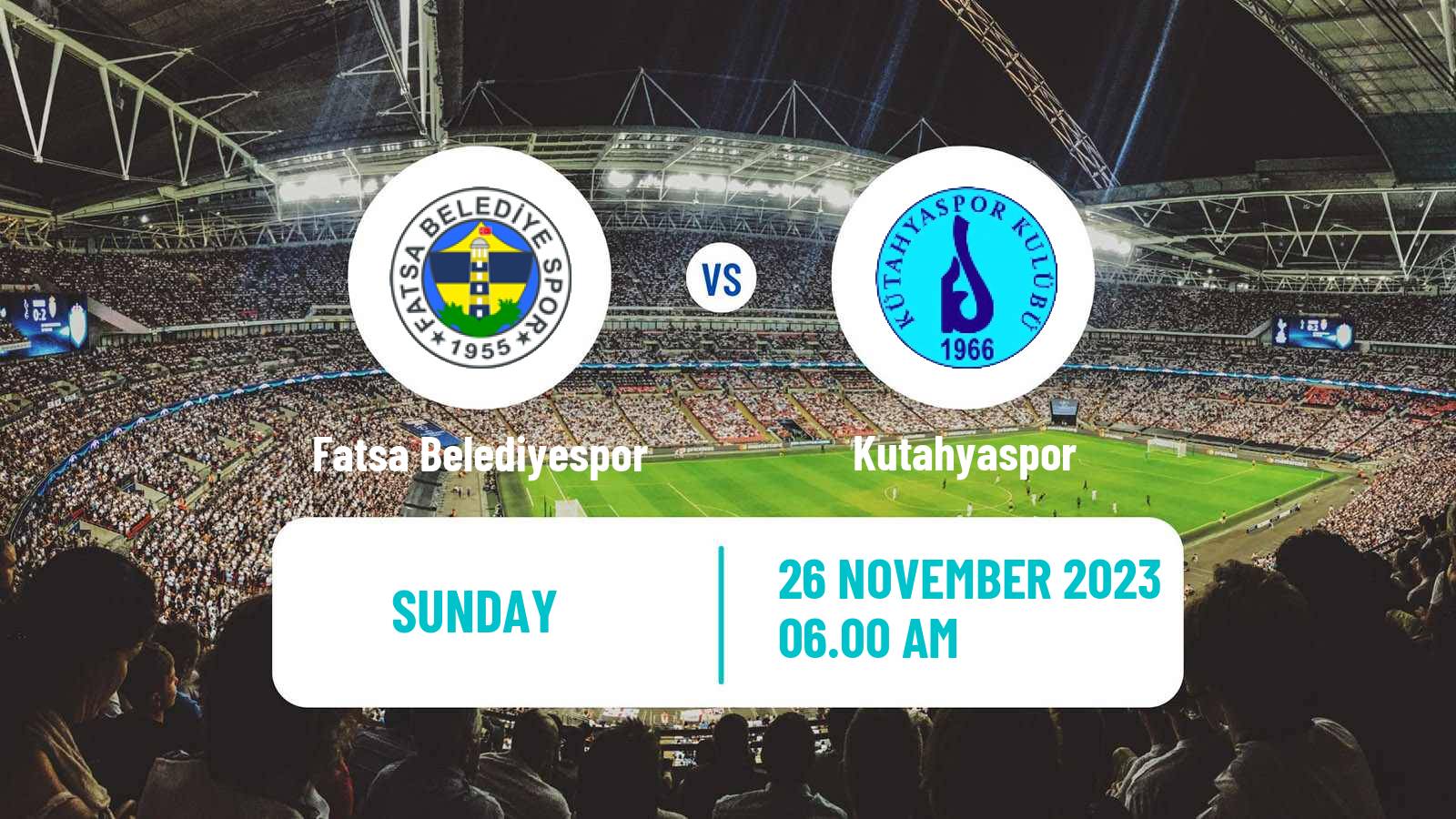 Soccer Turkish 3 Lig Group 3 Fatsa Belediyespor - Kutahyaspor
