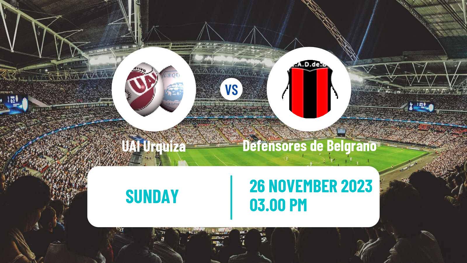 Soccer Argentinian Primera A Women UAI Urquiza - Defensores de Belgrano
