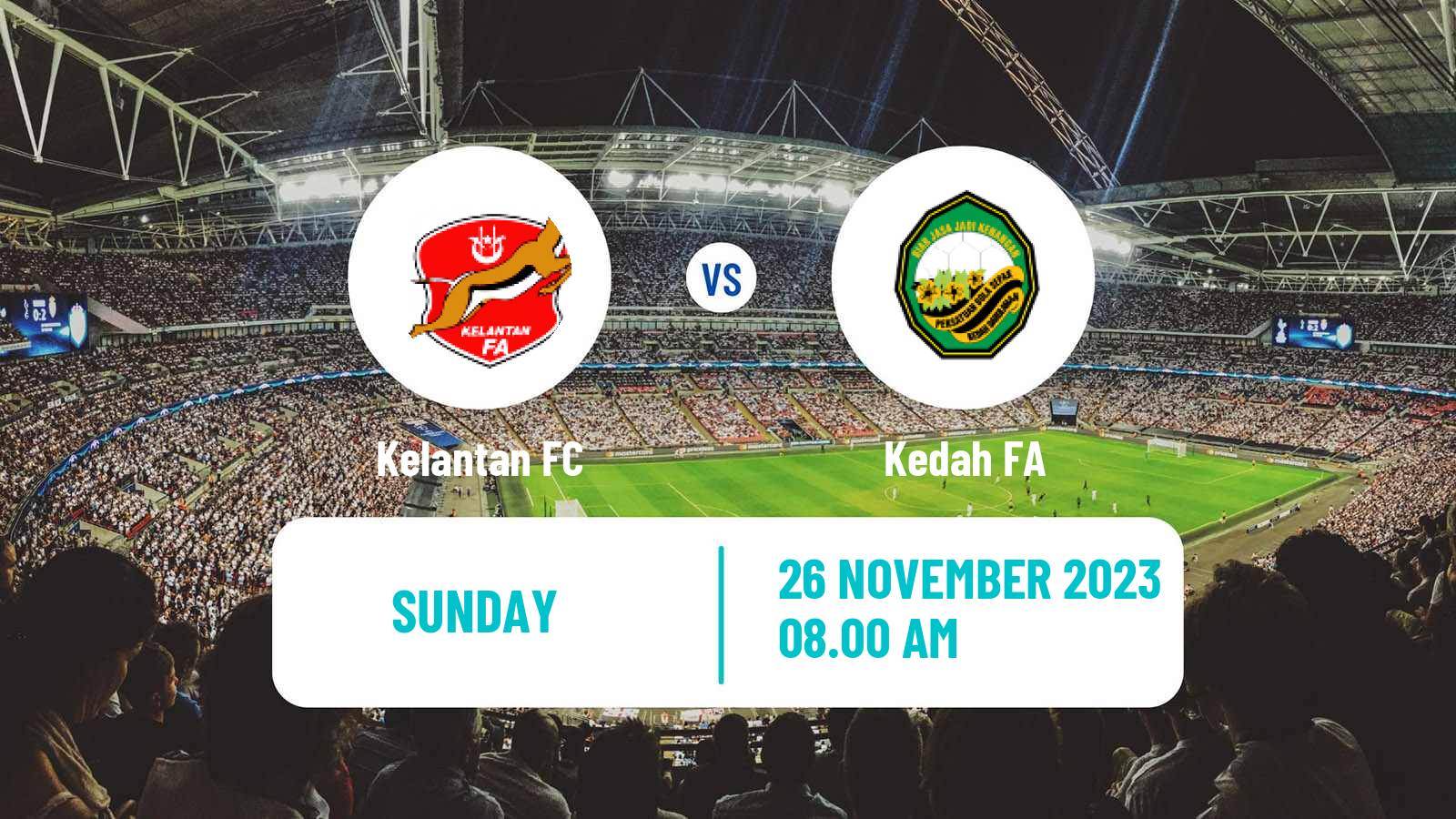 Soccer Malaysian Super League Kelantan - Kedah FA