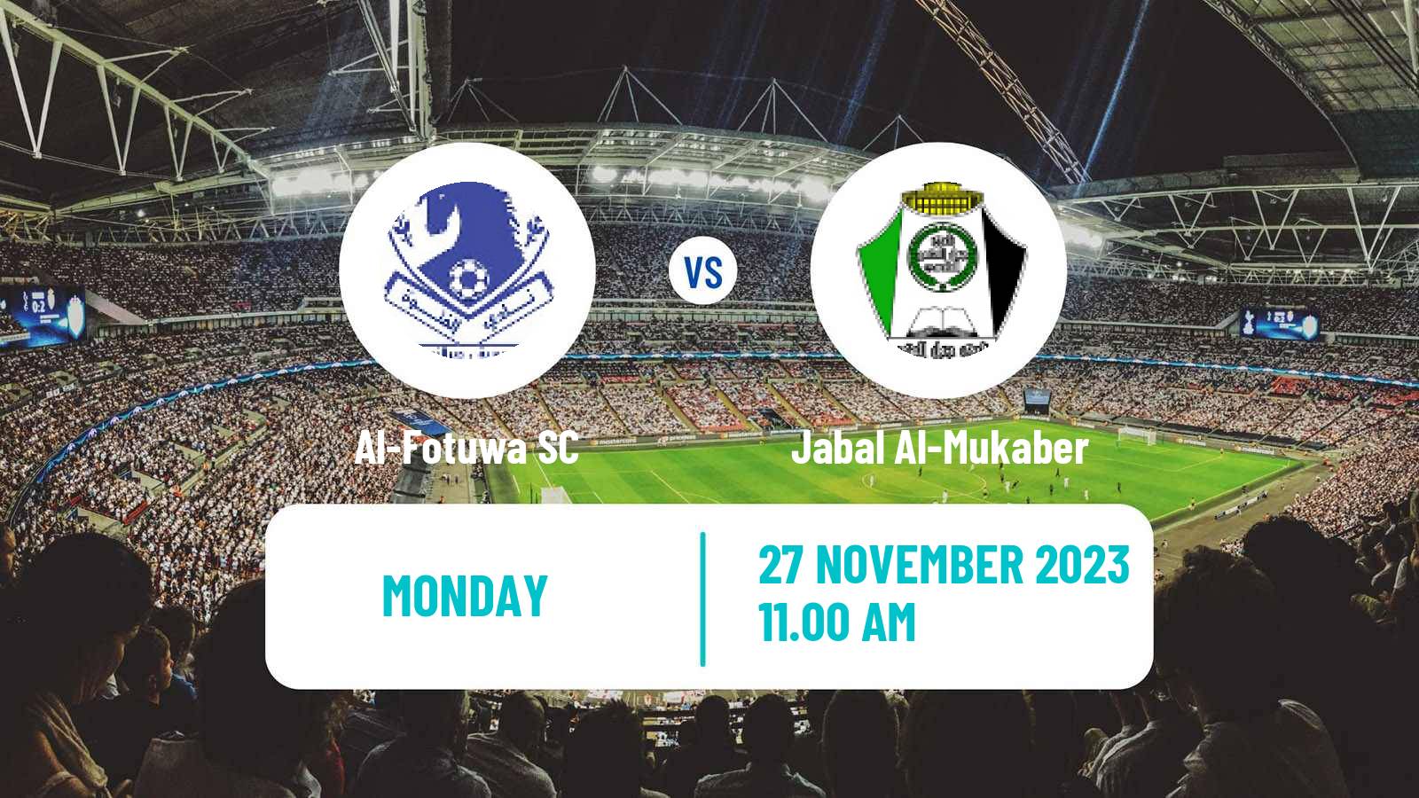 Soccer AFC Cup Al-Fotuwa - Jabal Al-Mukaber