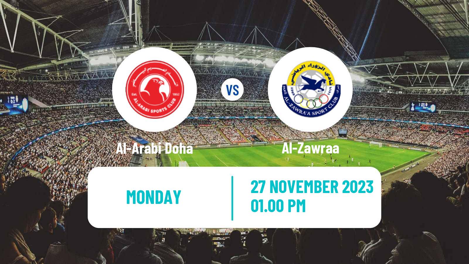 Soccer AFC Cup Al-Arabi Doha - Al-Zawraa