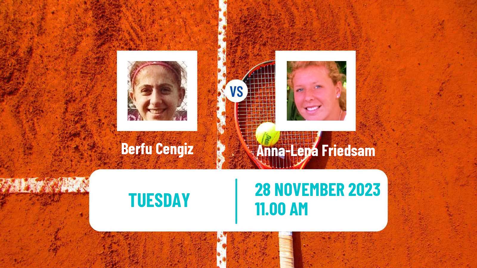 Tennis Andorra Challenger Women Berfu Cengiz - Anna-Lena Friedsam