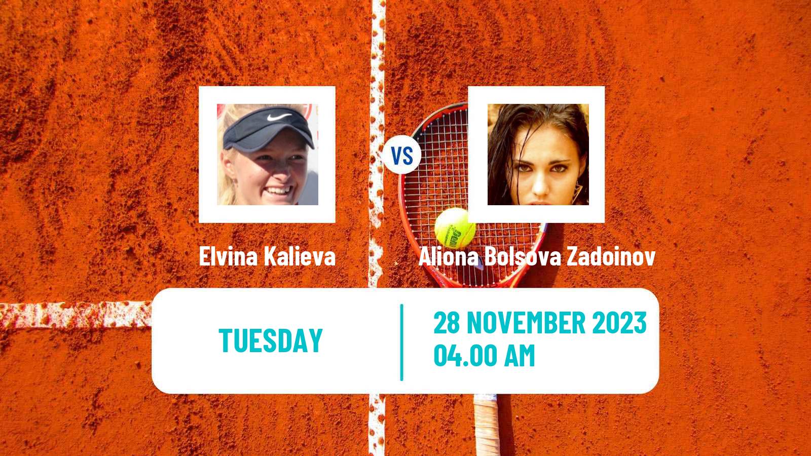 Tennis Andorra Challenger Women Elvina Kalieva - Aliona Bolsova Zadoinov