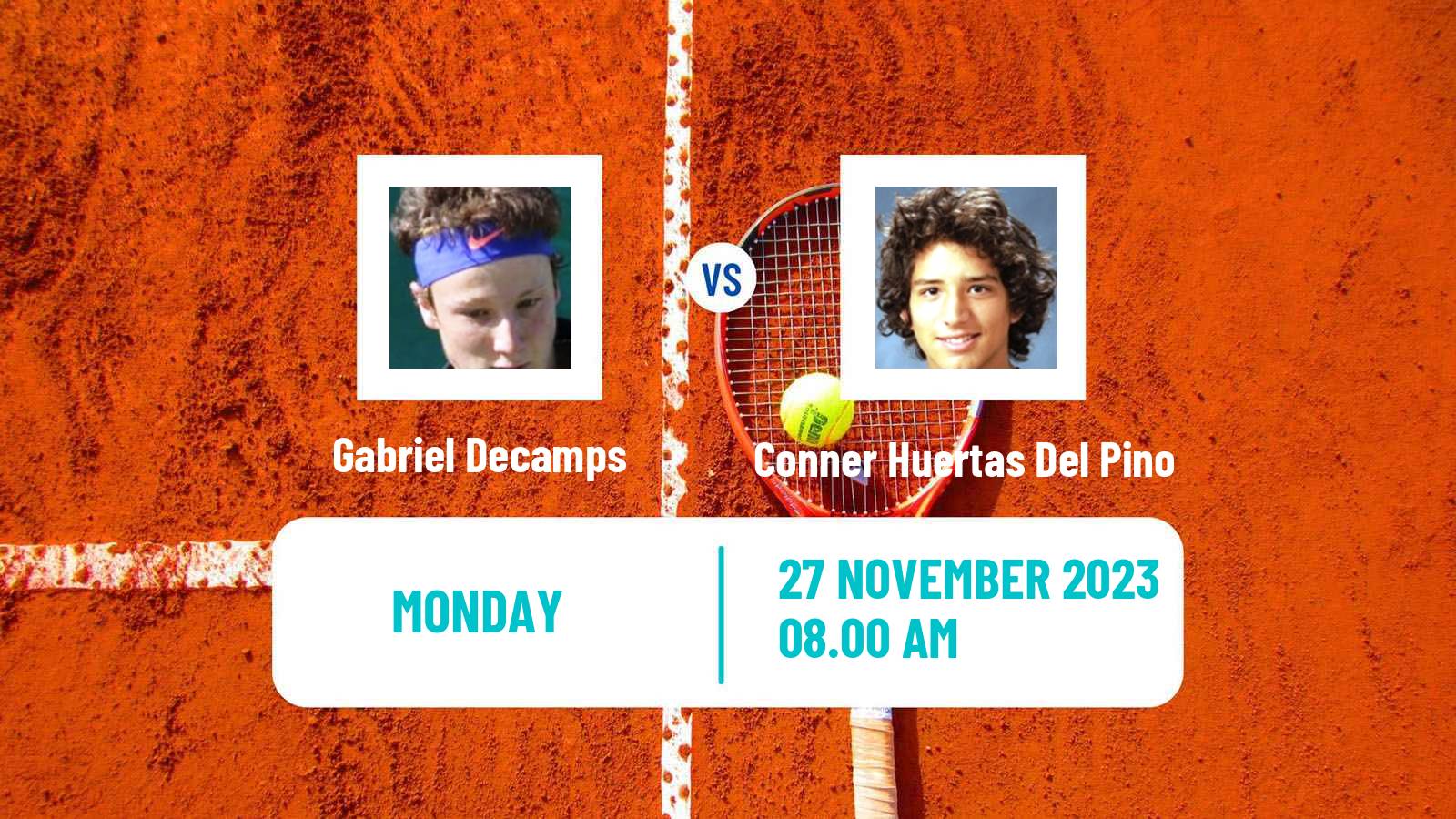Tennis Temuco Challenger Men Gabriel Decamps - Conner Huertas Del Pino