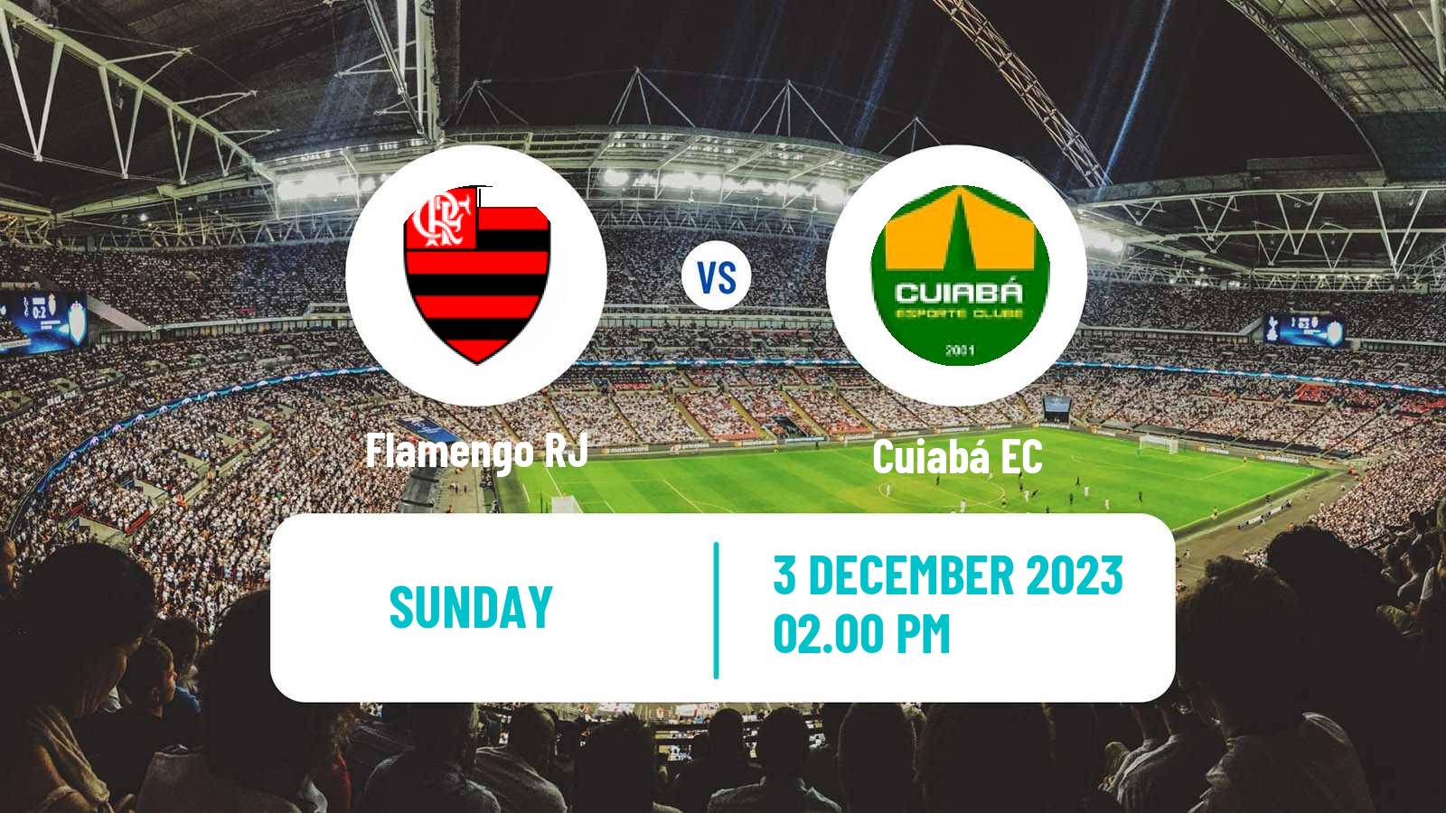 Soccer Brazilian Serie A Flamengo - Cuiabá
