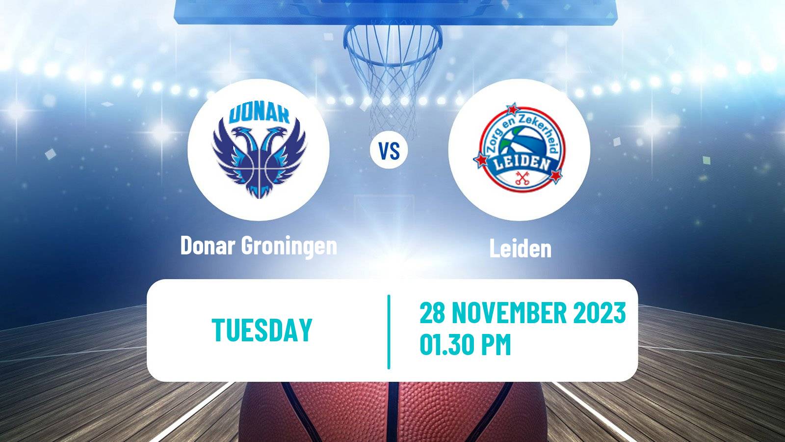 Basketball BNXT League Donar Groningen - Leiden