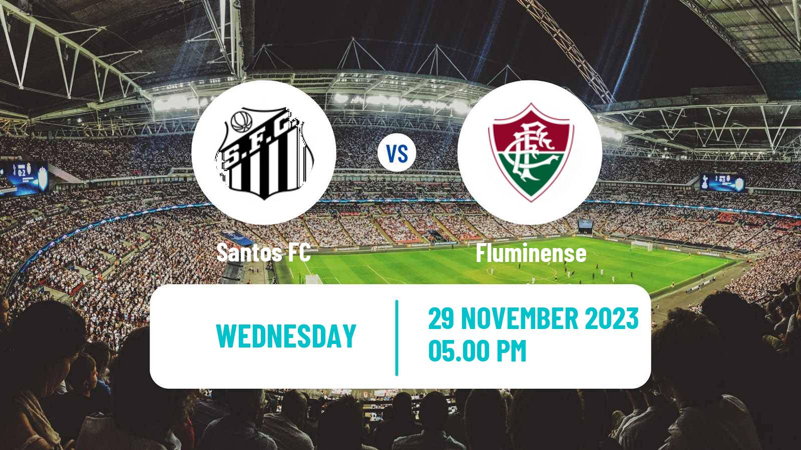 Soccer Brazilian Serie A Santos - Fluminense