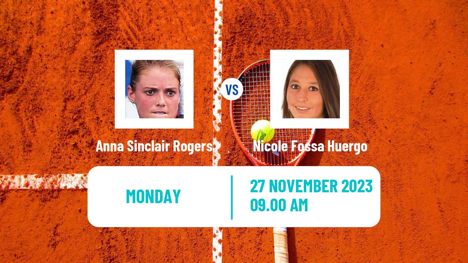 Tennis Buenos Aires Challenger Women Anna Sinclair Rogers - Nicole Fossa Huergo