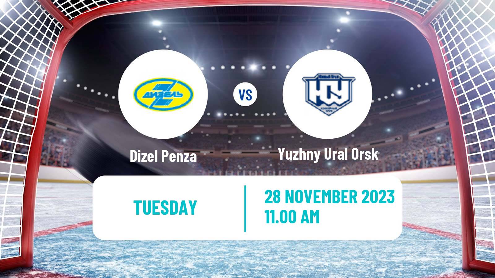 Hockey VHL Dizel Penza - Yuzhny Ural Orsk