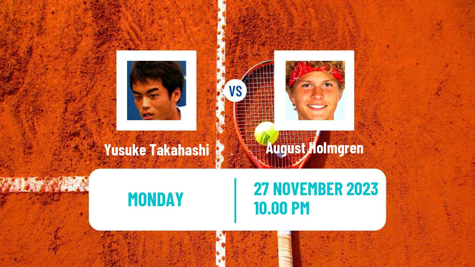 Tennis Yokkaichi Challenger Men Yusuke Takahashi - August Holmgren