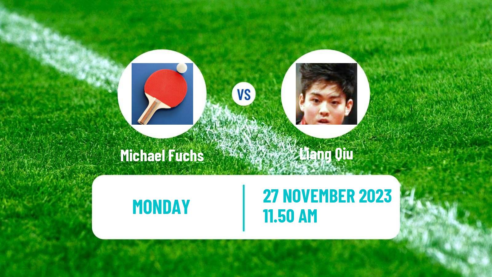 Table tennis Challenger Series Men Michael Fuchs - Liang Qiu