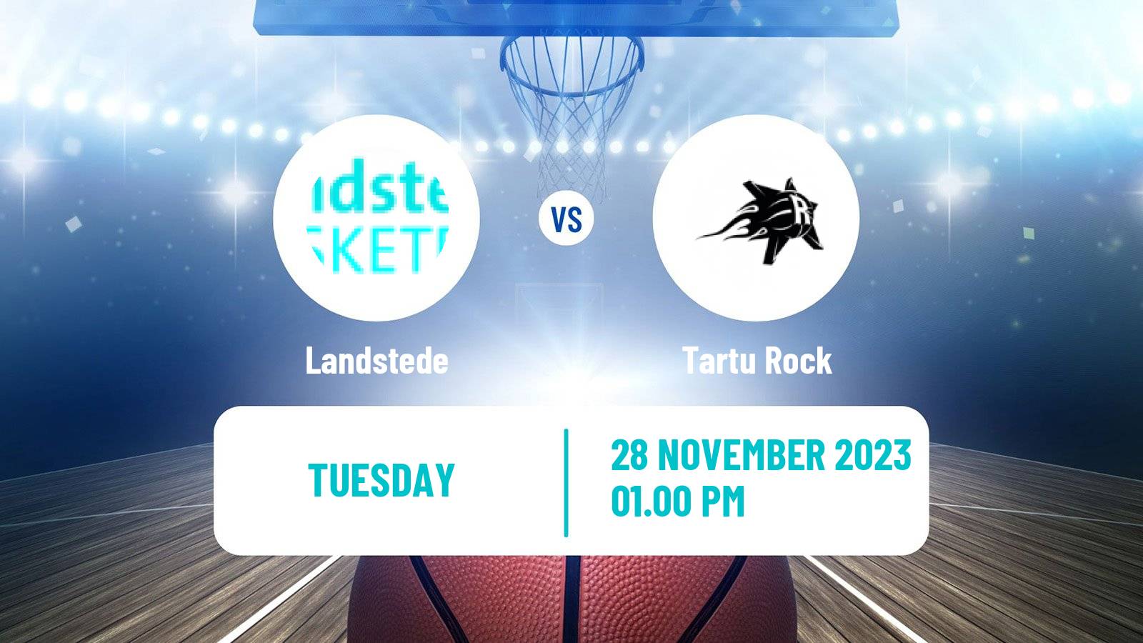 Basketball ENBL Landstede - Tartu Rock