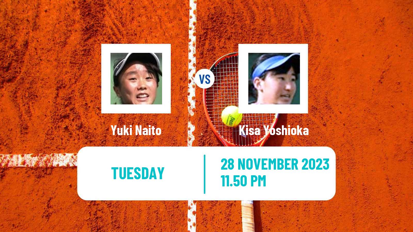 Tennis ITF W60 Gold Coast Women 2023 Yuki Naito - Kisa Yoshioka