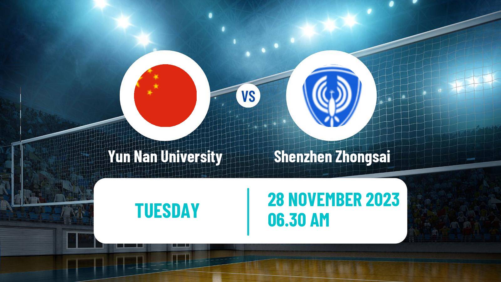Volleyball Chinese CVL Women Yun Nan University - Shenzhen Zhongsai