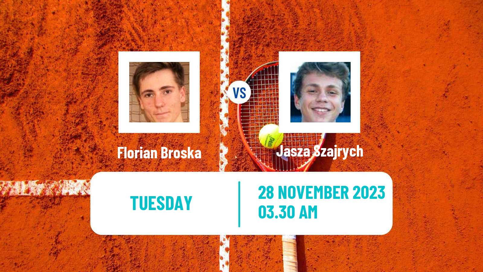 Tennis ITF M15 Monastir 48 Men 2023 Florian Broska - Jasza Szajrych