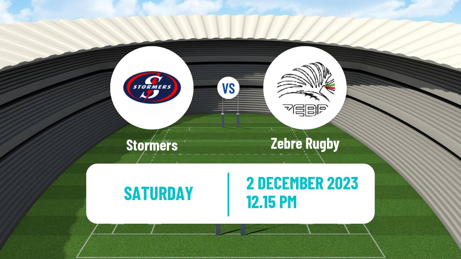 Rugby union United Rugby Championship Stormers - Zebre