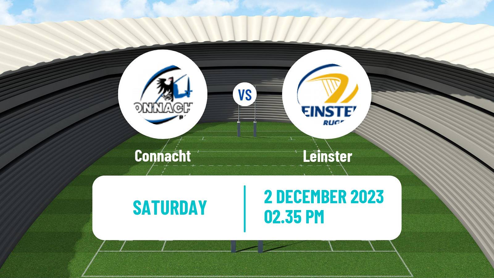Rugby union United Rugby Championship Connacht - Leinster