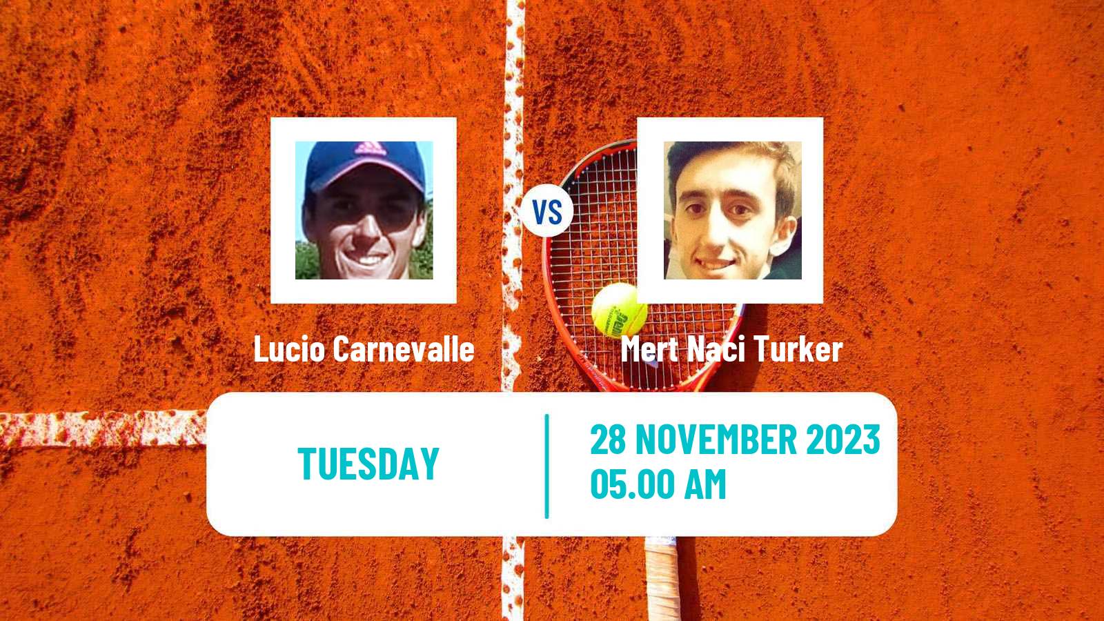 Tennis ITF M15 Antalya 18 Men 2023 Lucio Carnevalle - Mert Naci Turker