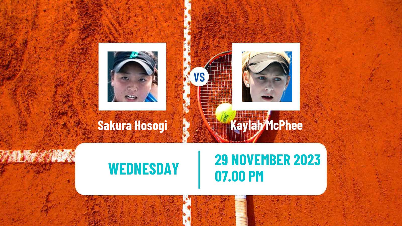 Tennis ITF W60 Gold Coast Women Sakura Hosogi - Kaylah McPhee