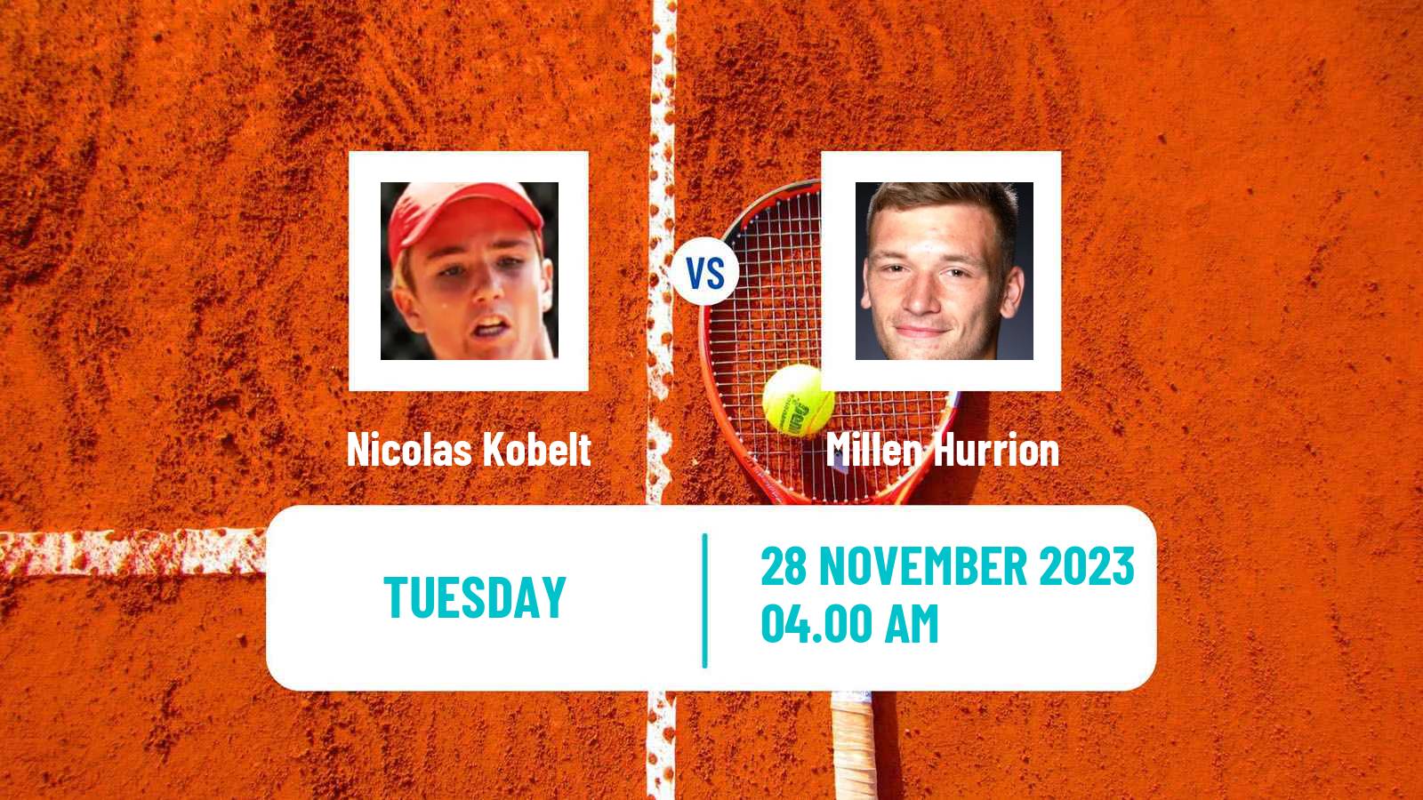 Tennis ITF M15 Limassol 2 Men 2023 Nicolas Kobelt - Millen Hurrion