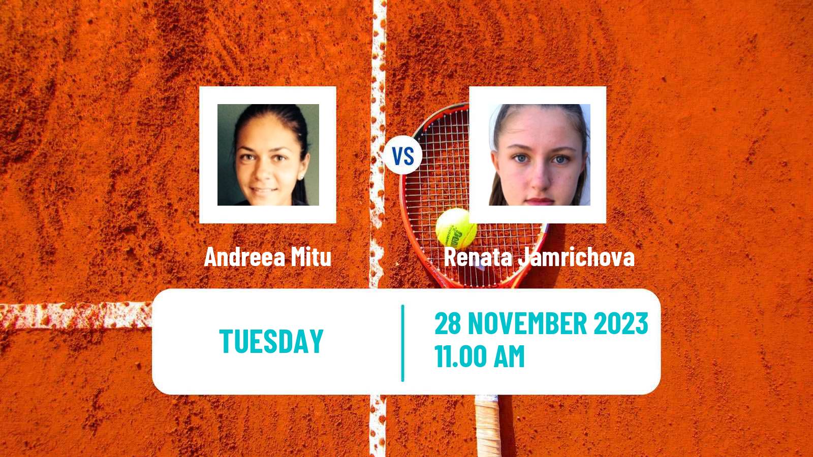 Tennis ITF W60 Trnava 3 Women 2023 Andreea Mitu - Renata Jamrichova