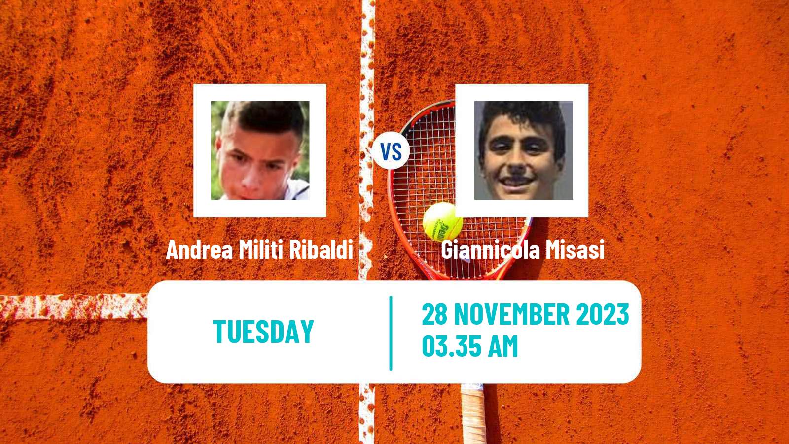Tennis ITF M15 San Gregorio Di Catania Men Andrea Militi Ribaldi - Giannicola Misasi
