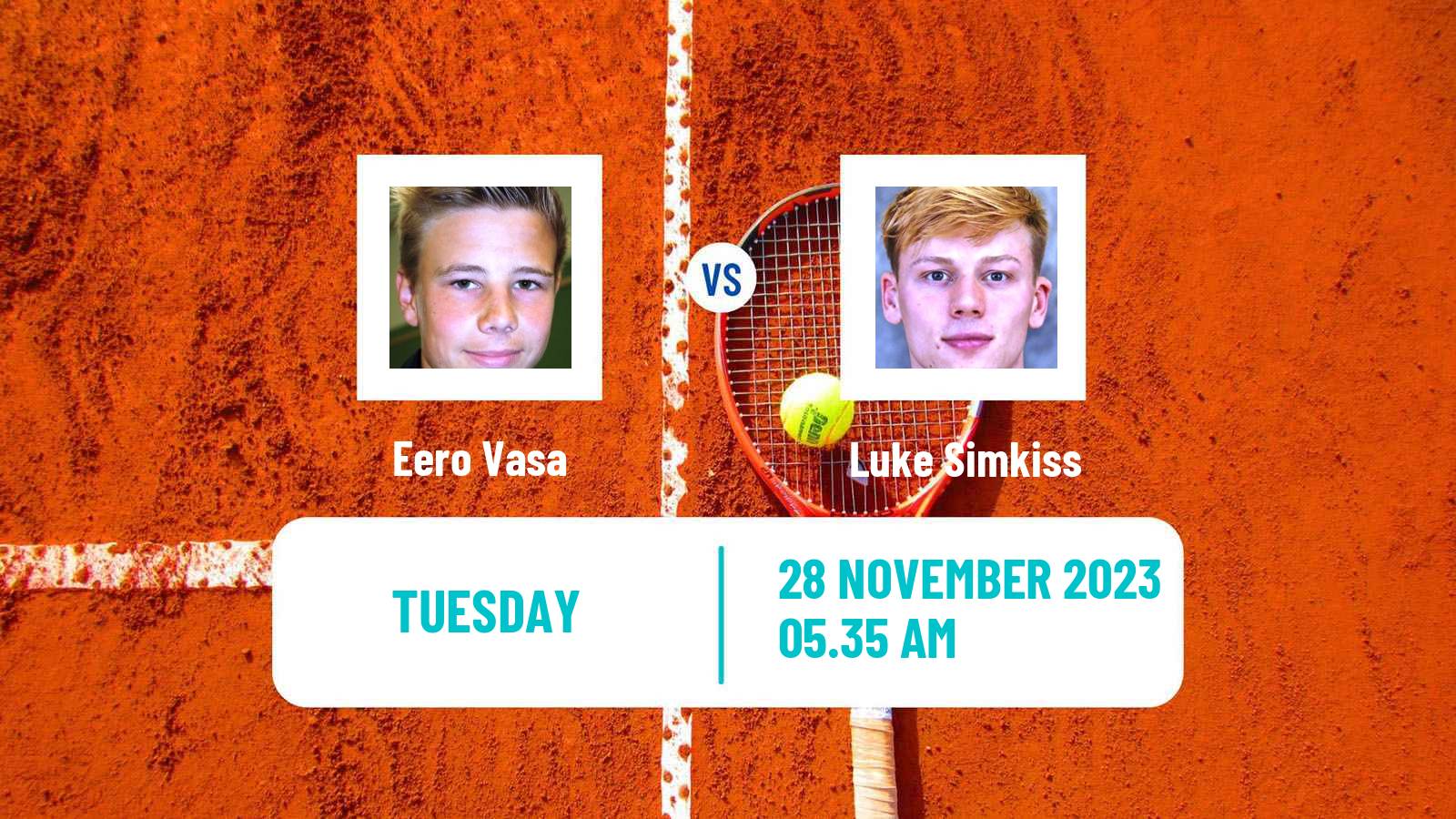 Tennis ITF M15 Madrid 2 Men Eero Vasa - Luke Simkiss