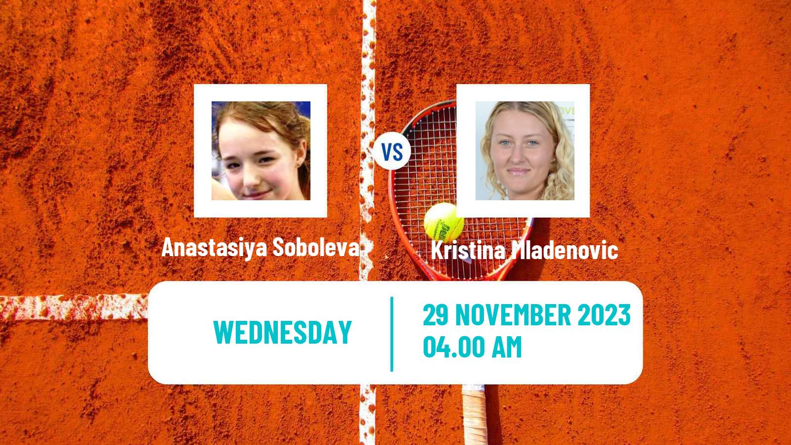 Tennis ITF W60 Trnava 3 Women Anastasiya Soboleva - Kristina Mladenovic
