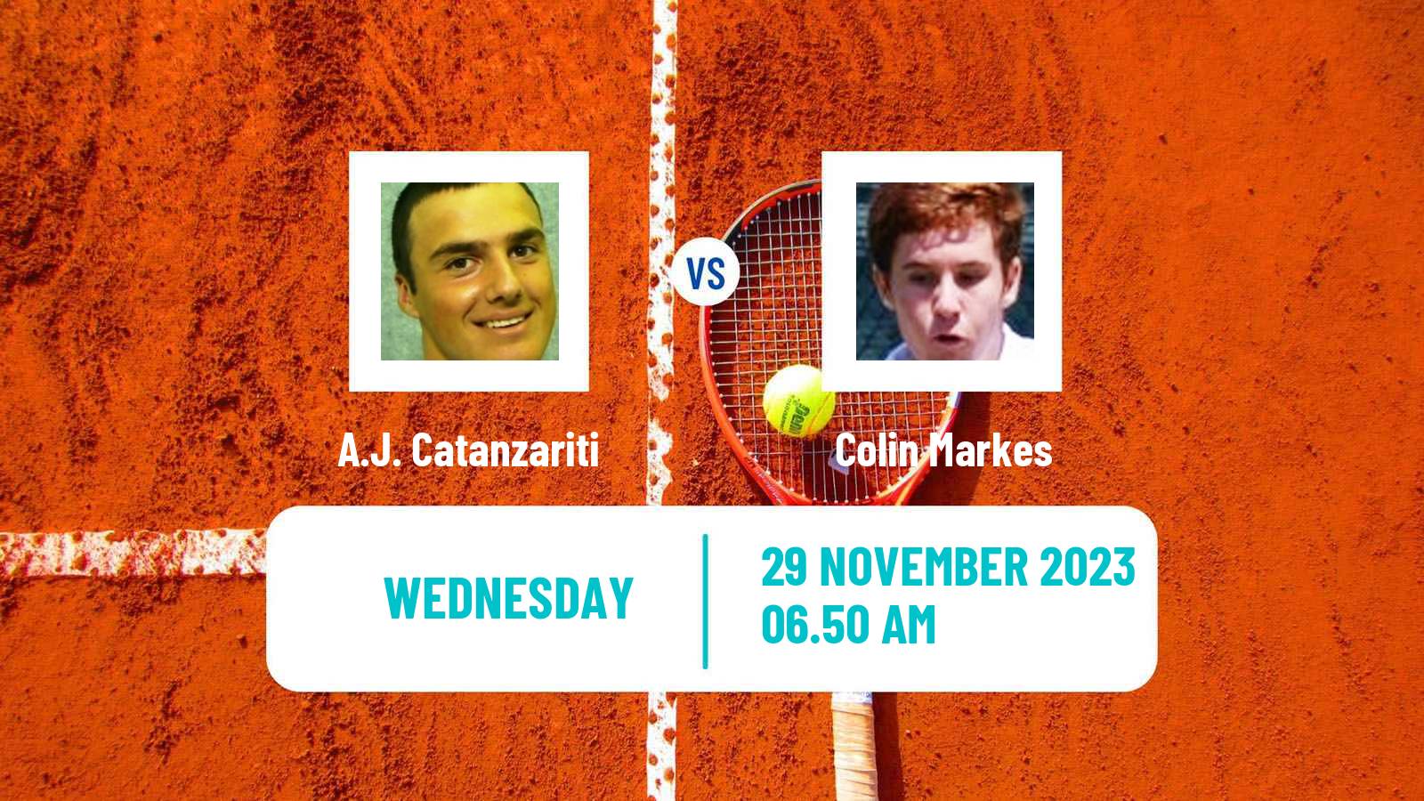 Tennis ITF M15 Madrid 2 Men A.J. Catanzariti - Colin Markes