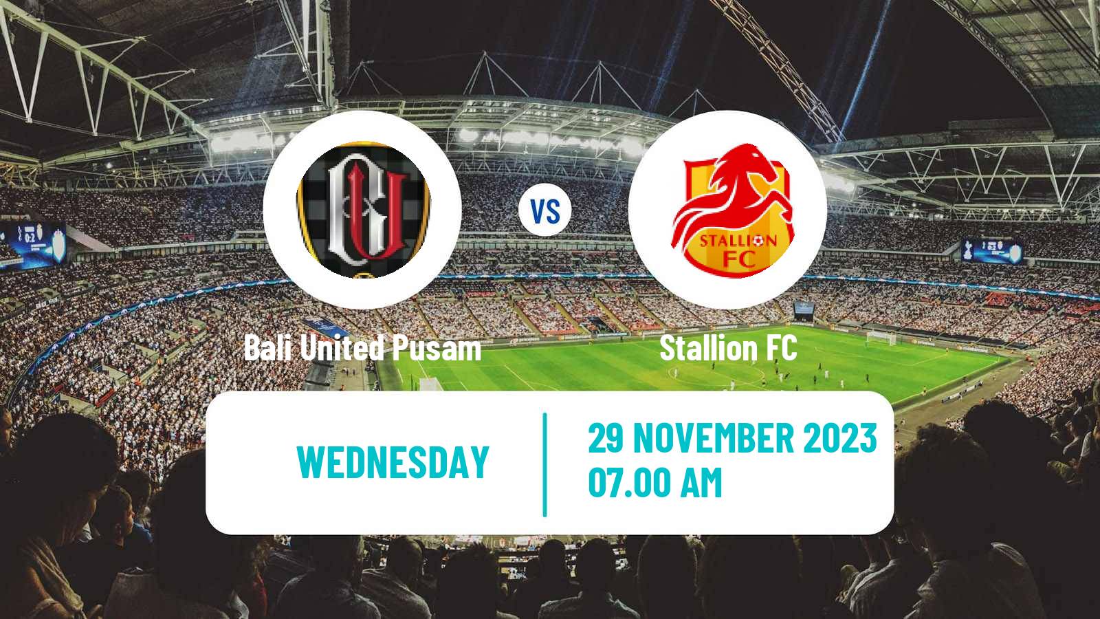 Soccer AFC Cup Bali United Pusam - Stallion