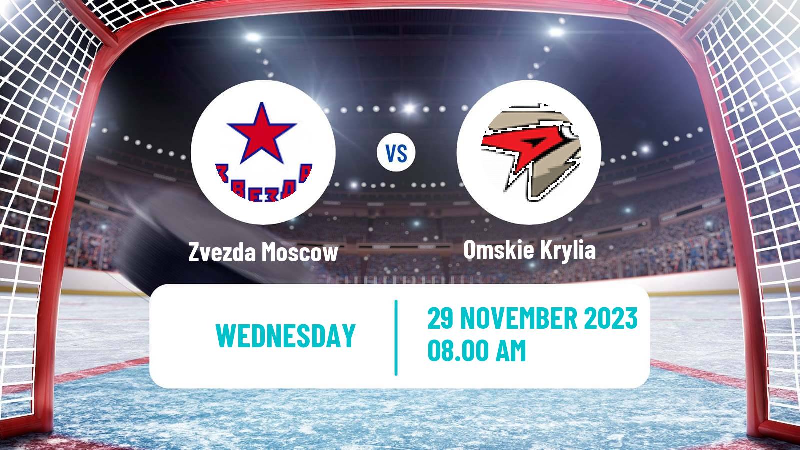 Hockey VHL Zvezda Moscow - Omskie Krylia