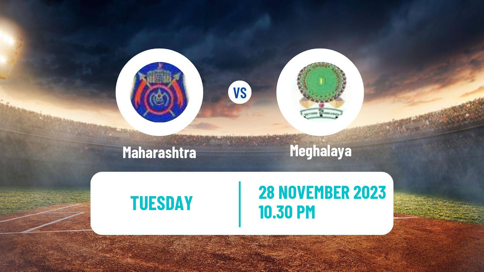 Cricket Vijay Hazare Trophy Maharashtra - Meghalaya