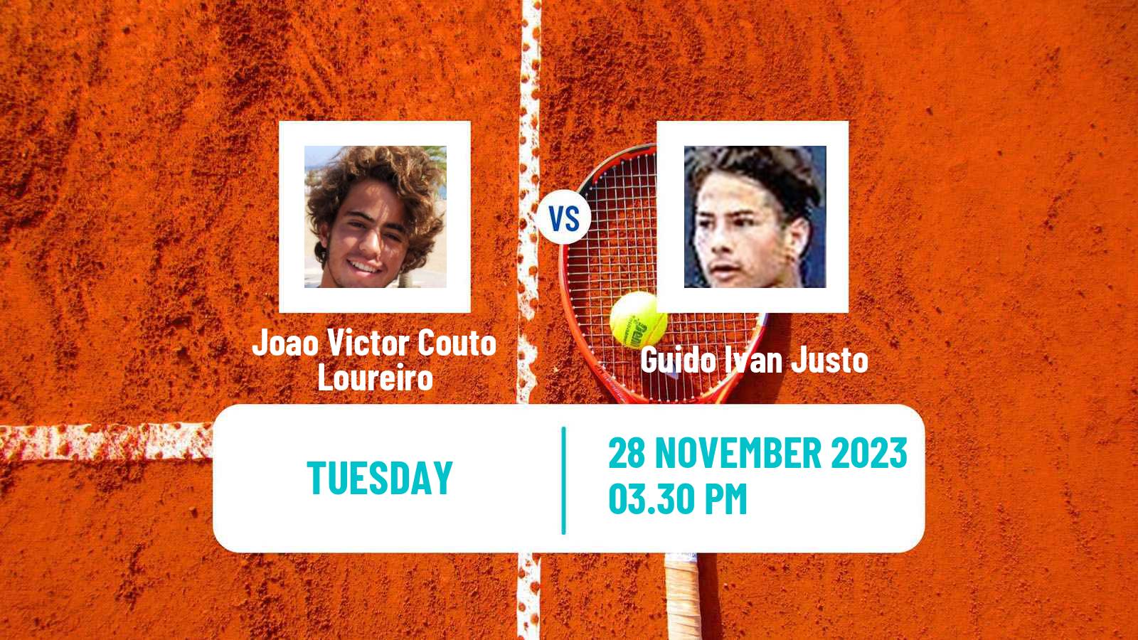 Tennis ITF M15 Santa Cruz 3 Men Joao Victor Couto Loureiro - Guido Ivan Justo