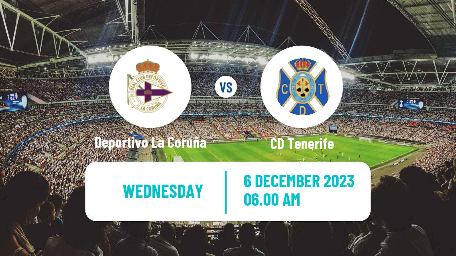 Soccer Spanish Copa del Rey Deportivo La Coruña - Tenerife