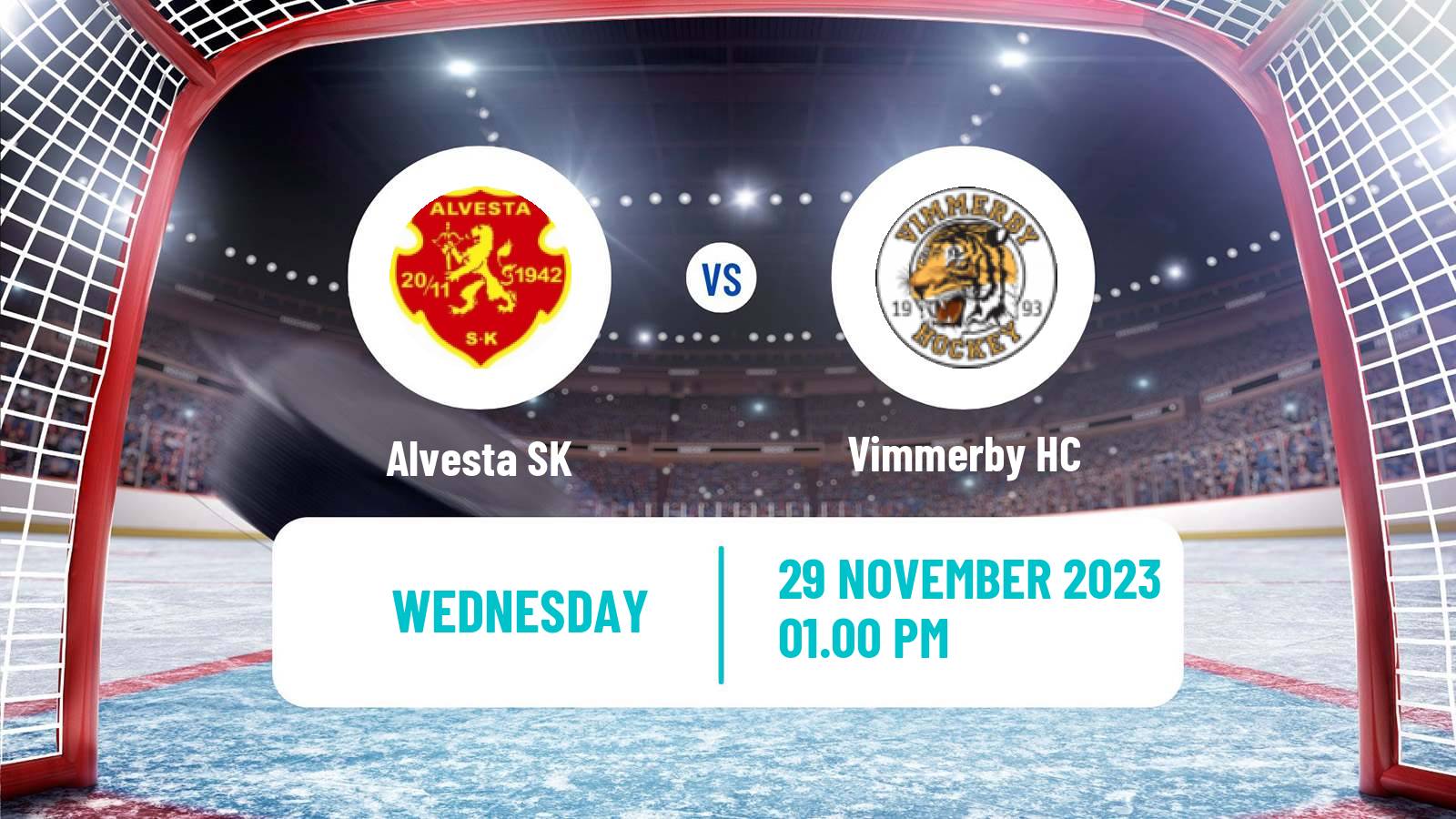 Hockey Swedish HockeyEttan Sodra Alvesta - Vimmerby