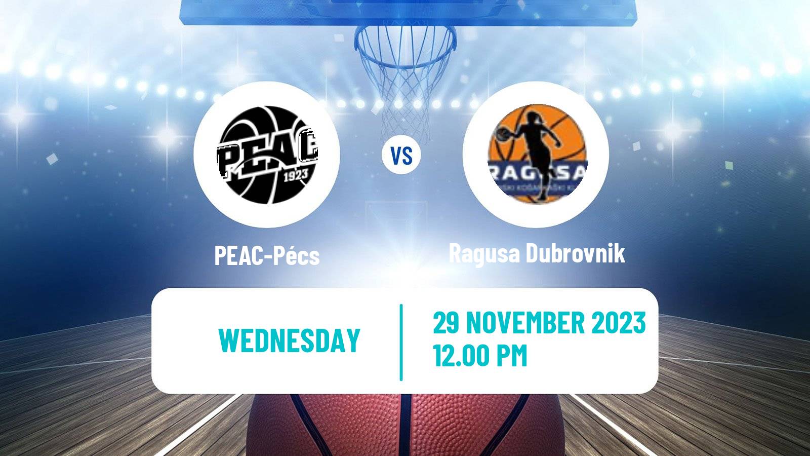 Basketball Eurocup Women PEAC-Pécs - Ragusa Dubrovnik