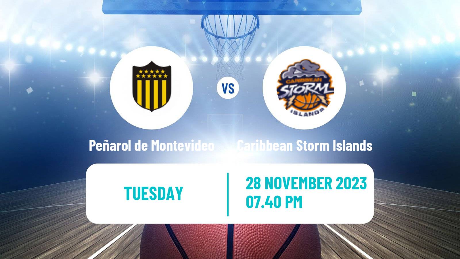 Basketball Basketball South American League Peñarol de Montevideo - Caribbean Storm Islands