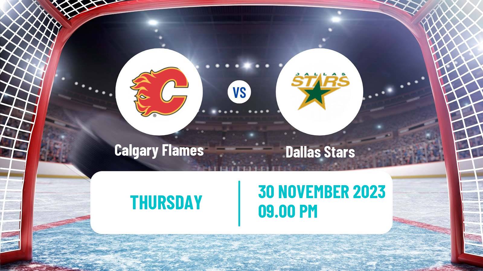 Hockey NHL Calgary Flames - Dallas Stars