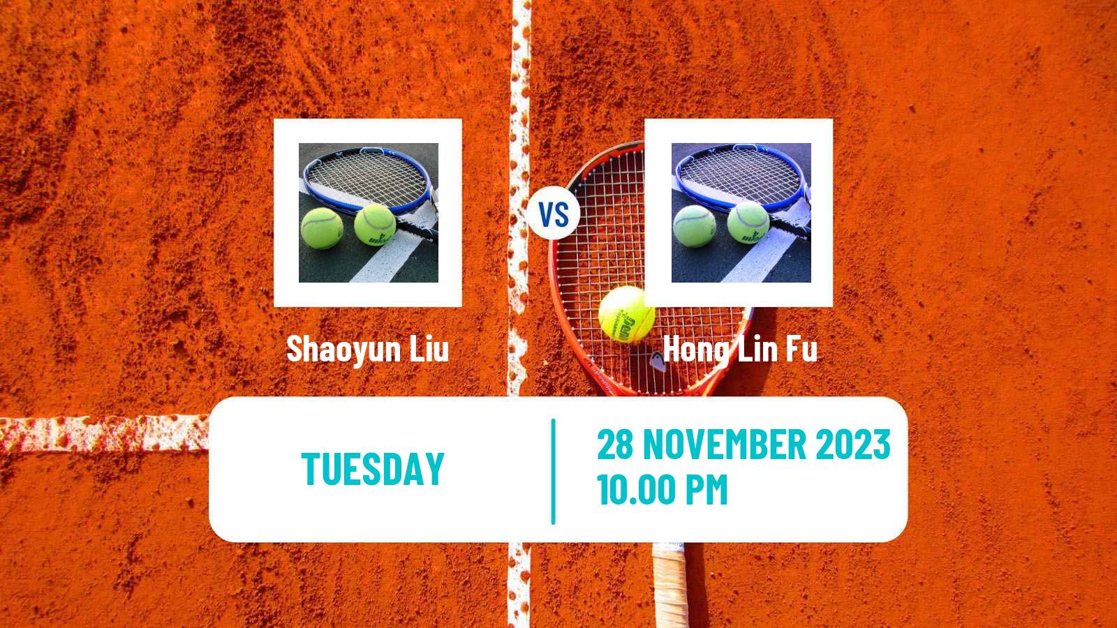 Tennis ITF M15 Kuala Lumpur Men Shaoyun Liu - Hong Lin Fu