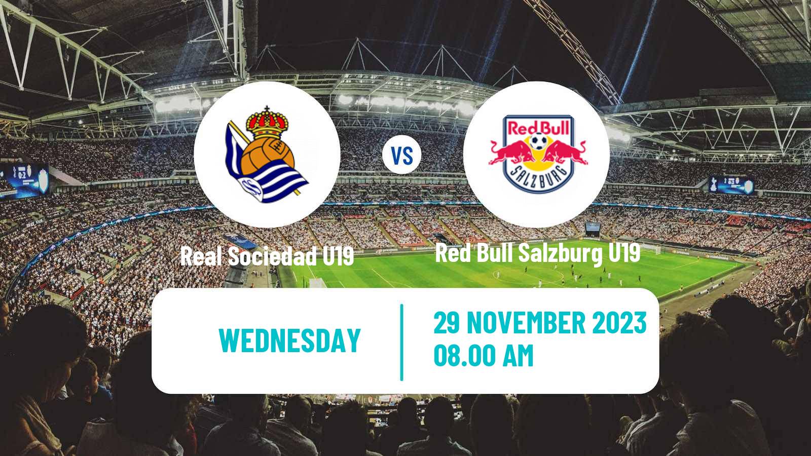 Soccer UEFA Youth League Real Sociedad U19 - Red Bull Salzburg U19