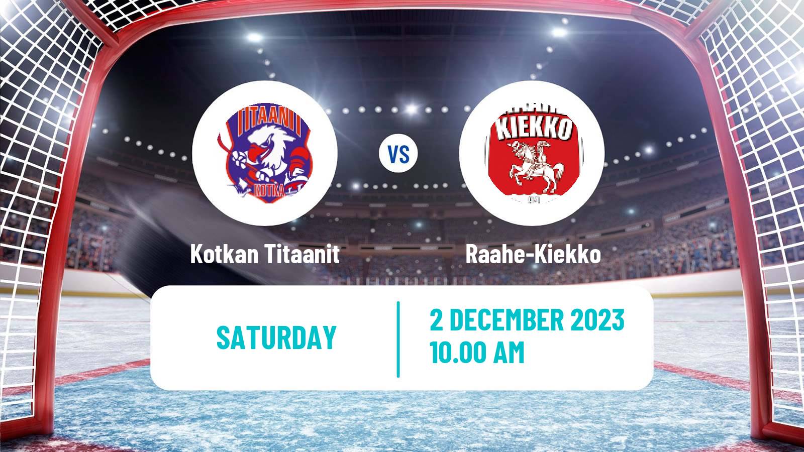 Hockey Finnish Suomi-sarja Kotkan Titaanit - Raahe-Kiekko