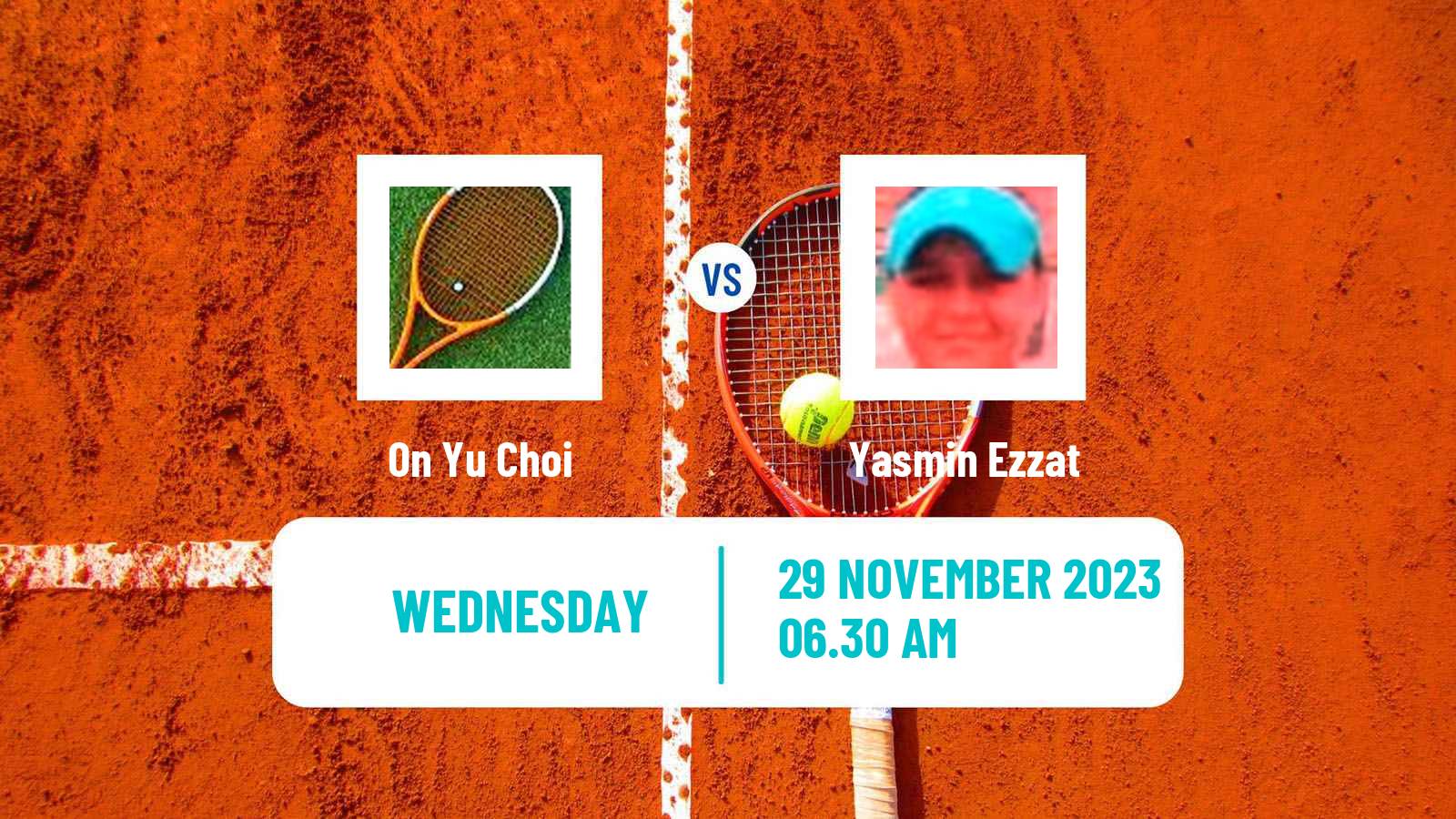 Tennis ITF W15 Sharm Elsheikh 22 Women 2023 On Yu Choi - Yasmin Ezzat