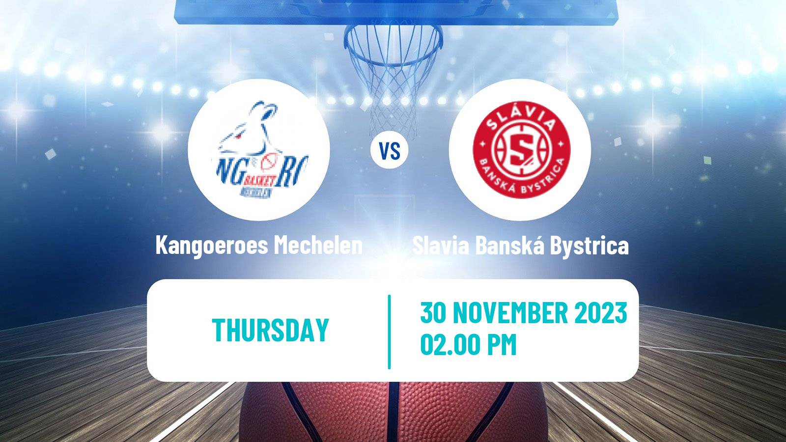 Basketball Eurocup Women Kangoeroes Mechelen - Slavia Banská Bystrica